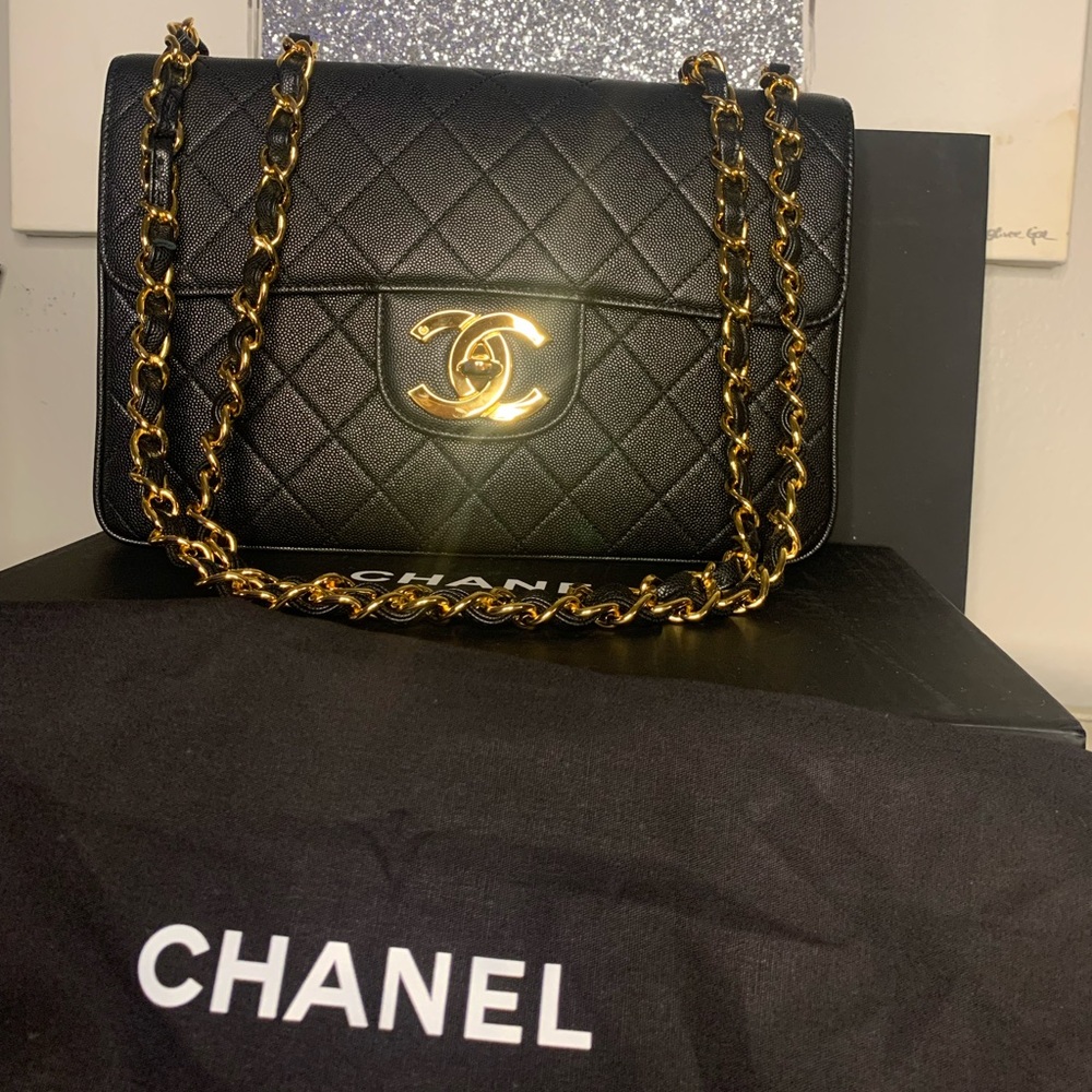 Classic Vintage Jumbo black bag